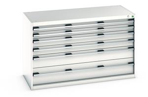 Bott Drawer Cabinets 1300 x 650 for your Workshop or Lab Cubio 6 Drawer Cabinet 1300W x 650D x1000H